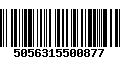 Código de Barras 5056315500877