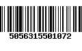 Código de Barras 5056315501072