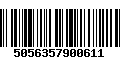 Código de Barras 5056357900611