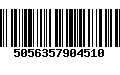 Código de Barras 5056357904510