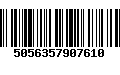 Código de Barras 5056357907610