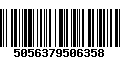 Código de Barras 5056379506358