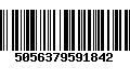 Código de Barras 5056379591842