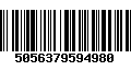 Código de Barras 5056379594980