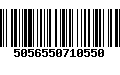 Código de Barras 5056550710550