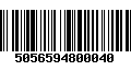 Código de Barras 5056594800040