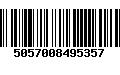 Código de Barras 5057008495357