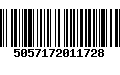 Código de Barras 5057172011728