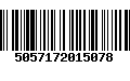 Código de Barras 5057172015078