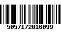 Código de Barras 5057172016099