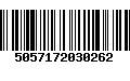 Código de Barras 5057172030262