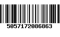 Código de Barras 5057172086863