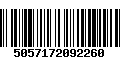 Código de Barras 5057172092260