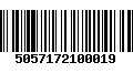 Código de Barras 5057172100019