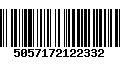 Código de Barras 5057172122332