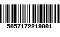 Código de Barras 5057172219001