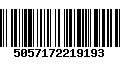 Código de Barras 5057172219193