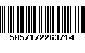 Código de Barras 5057172263714