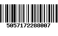 Código de Barras 5057172288007