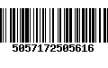 Código de Barras 5057172505616