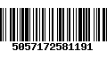 Código de Barras 5057172581191