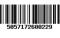 Código de Barras 5057172600229