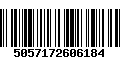 Código de Barras 5057172606184