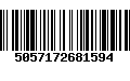 Código de Barras 5057172681594