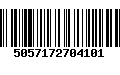 Código de Barras 5057172704101