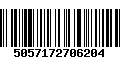 Código de Barras 5057172706204