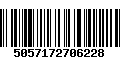 Código de Barras 5057172706228