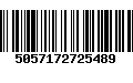 Código de Barras 5057172725489