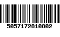 Código de Barras 5057172810802