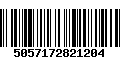 Código de Barras 5057172821204