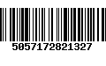 Código de Barras 5057172821327