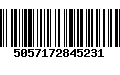 Código de Barras 5057172845231