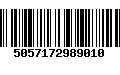 Código de Barras 5057172989010