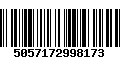 Código de Barras 5057172998173