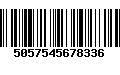 Código de Barras 5057545678336