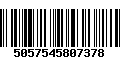 Código de Barras 5057545807378