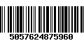 Código de Barras 5057624875960