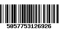 Código de Barras 5057753126926