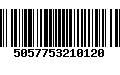 Código de Barras 5057753210120