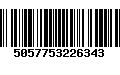 Código de Barras 5057753226343