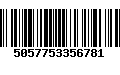 Código de Barras 5057753356781