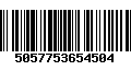 Código de Barras 5057753654504