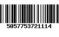 Código de Barras 5057753721114