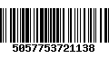 Código de Barras 5057753721138