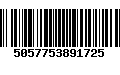 Código de Barras 5057753891725