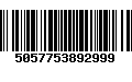 Código de Barras 5057753892999